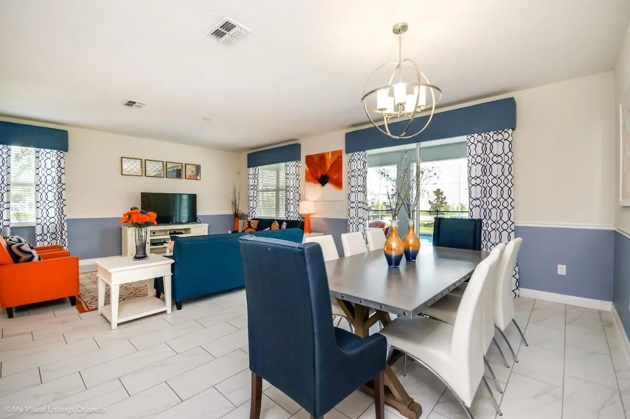 Villa 1551Ol Amazing Champions Gate 9 Bedroom 5 Bath Davenport